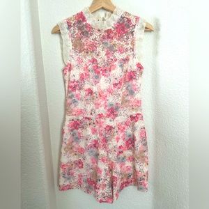 ASOS Floral Lacey Romper